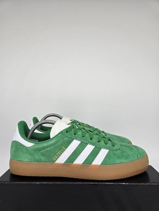 adidas Men\'s Gazelle ADV JH5247 Green White Shoes Size 11.5 New